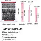 DIY Lash Extension Kit 320 PCS Individual Eyelash Extension Kit