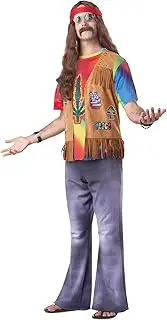 Hippie Hippy 60s 70s Groovy Retro Men Costume L