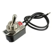 Heavy Duty Toggle Switch SPST 2 Pin On/Off Rocker Toggle Switch 6A/125V 3A/250V