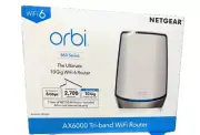 BRAND NEW NETGEAR Orbi AX6000 Tri-Band Mesh Wi-Fi Router White (RBR860S-100NAS)