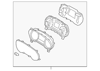 Genuine Kia Instrument Cluster 94011-Q5310 (for: Kia)
