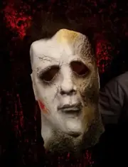 Halloween Michael Myers Burnt Mask, Latex Mask
