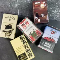 在飛比找蝦皮購物優惠-DIY個性創意金屬煙盒 金屬香煙鐵盒 馬口鐵菸盒 20支裝煙