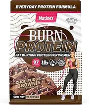 Maxine's Burn Choc Fudge Brownie Gluten Free Protein Powder 500 g