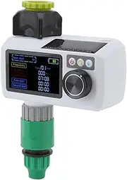 Solar Sprinkler Timer IP68 Waterproof Real Time Self Inspection Garden Irrigation Timer for Balcony Courtyard Shed
