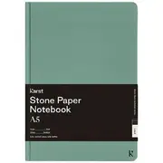 Karst A5 Stone Paper Ruled Notebook Hardcover Eucalyptus