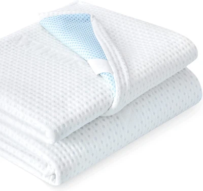 Mattress Topper Encasement Zipper Matress Cover Protector Bamboo 2 3 4 Inch