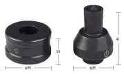 1set 11.5mm Punching machine die Hydraulic punch die CH-60 up and down mold