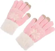 [Healeved] 1Pair Thickened Touchscreen Gloves for Outdoor Activities Warm and Durable Touch Screen Protection Gloves for Winter Sports for Skiing Hiking Cycling and Driving