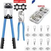 Battery Cable Lug Crimping Tools Wire Crimper +Cable Cutter +Terminal Connectors