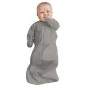 Baby Studio Infant Soft All-In-One Swaddlebag Warm GRY Breathable Bamboo 0.5 Tog 3-9M