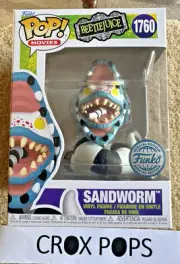 SANDWORM BEETLEJUICE FE 1760 Funko POP Vinyl New in Mint Box + PROTECTOR