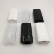 6 Pcs Plastic Tubes Lip Balm Antiperspirant Body Travel Empty Lipstick Gloss
