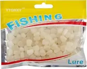 100Pcs Artificial Fake Bait with Nice Scent Flavoured Sinking Slowly Lure Simulation Fake Corn Soft Baits for Trout Carp Fishing