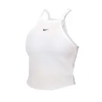 在飛比找momo購物網優惠-【NIKE 耐吉】女羅紋背心-無袖上衣 休閒 慢跑 小可愛 