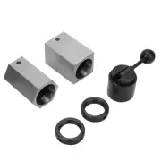 5C Collet Block Set Hex Square Rings & Collet Closer Holder For Milling Machine