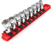 TEKTON 1/4 Inch Drive Universal Joint Socket Set, 9-Piece (6-14 mm) | SHD90110