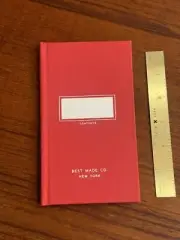 Best Made Co NY - Small Red Notebook