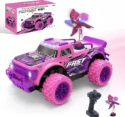 iDrone Remote Control Monster Truck RC 2.4GHz Purple Pink W LED Lights New
