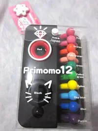 在飛比找Yahoo!奇摩拍賣優惠-【棠貨鋪】日本 Primomo 戒指造型無毒蠟筆 - 12色
