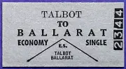 VR Ticket - TALBOT to BALLARAT - Economy Single