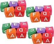 PERSELOSO 20Pcs Bean Bag Toss Game for Alphabet Bean Bags for Outdoor Fun Lightweight for Tossing Throwing Games for Boys Playtime