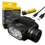 Nitecore HC65M V2 NVG Mountable Helmet Light -1750 Lumens w/ NL1835HP and Eco- S