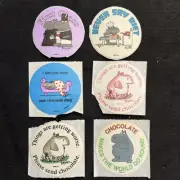 Vintage 80’s RPP BOYNTON Hippo Sticker Lot