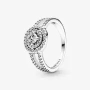 *BRAND NEW* Pandora Timeless Cubic Zirconia Sparkling Double Halo Ring 199408C01