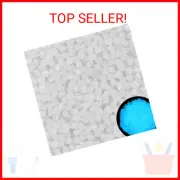 Glow in The Dark Pebbles Luminous Stones for Outdoor Decor - 300pc White