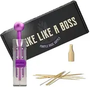 Purple Rose Supply Mini Cone Mold – Compress + Roll Kit for Long, Even Burn – Airflow Skewer, Travel-Ready, Reusable Tool for Perfect Herbal Sessions – Food-Grade & Easy to Clean