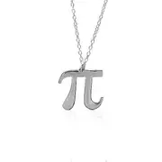 Unisex Pi Sign Lariat Necklace Bracelet Back To School Gift Science Jewelry