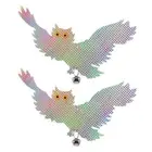 2pcs Flying Owl Decoy Scarecrow Deterrent Garden Protector Bird Scare Tools