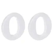 Foam Letters O Letter EPS White Polystyrene Letter Foam 100mm/4 Inch, Pack of 2