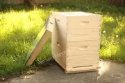 ASSEMBLED 8 FRAME COMPLETE DOUBLE BOX BEE HIVE NZ PINE 8F BEEHIVE READY FOR BEES
