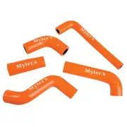 Mylers Silicone Radiator Hose Kit Orange For KTM 250 350