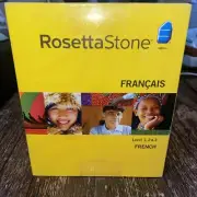 Rosetta Stone French Levels 1-3 Audio Companion CD Set USB Headset Version 3 NEW