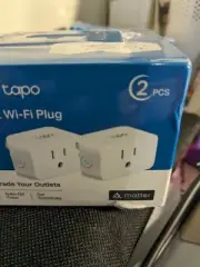 Brand New TP-Link - Tapo Smart Wi-Fi Plug Mini with Matter (2-pack) + FREEBIES
