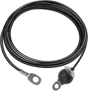 Gym Cable, Fitness Steel Wire Rope DIY LAT Home Gym Pulley Cable Machine Strength Training CableWire rope - fixed length 1.5 m.