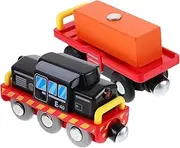Kisangel 1Set Train Plaything Miniature Train Truck Model for Educational Fun for Boys and Birthday Ages Compatible with Track