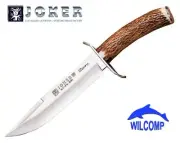 JOKER HUNTING KNIFE ZORRO CC36, DEER HORN HANDLE, BLADE LENGTH 17.0 cm