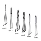 Egg Beater Manual Mixer Whisk Egg Whisk Stainless Wire Whisker Portable