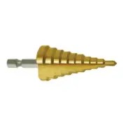 P&N 149040120 QuickBit HSS Step Drill Bit Tinite - 8 Step - Range: 4mm - 12mm