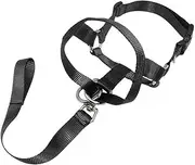 TopHomer Dog Head Collar, Halter Collar for Dogs, Padded Headcollar to Stop Pulling Small Medium Large Dogs - XL Black