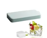 Ice Cube Tray Silicone Easy Release Flexible Trays Molds With Removable Lid Dishwasher Safe,Light Green (36 Grid)