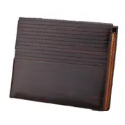 Men Leisure Wallet Business Retro PU Leather Multifunction Purse Short Purse Pockets