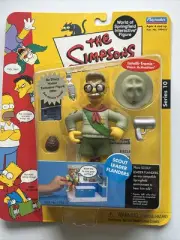 Simpsons Scout Leader Flanders Action Figure WOS MOC Series 10 Intelli-Tronic