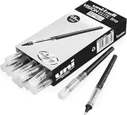 Uni-Ball Vision Elite Pen Refills - 0.8mm Fine - Liquid Ink - Black - Pack of 6 Refills