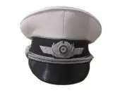 WW2 German Airforce Officers Peaked Visor Hat Caps WWII 1945 Reproduction