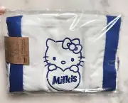 Sanrio Hello Kitty Milkis Blue White Collaboration Limited Canvas Tote Bag NWT